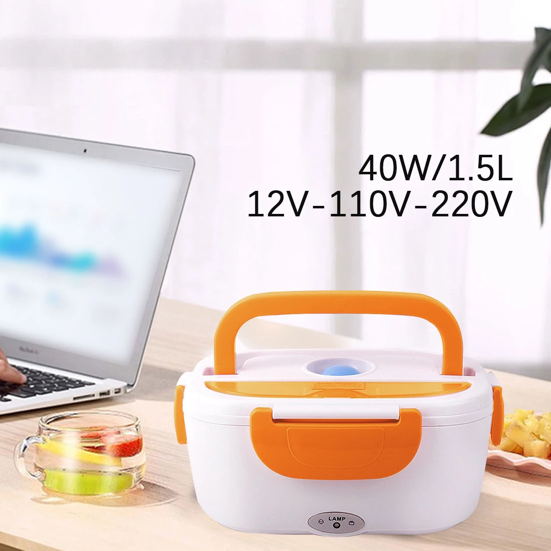 Ланч-бокс портативный Электрический из нержавеющей стали 12 В 24 110 220 | Автомобили и