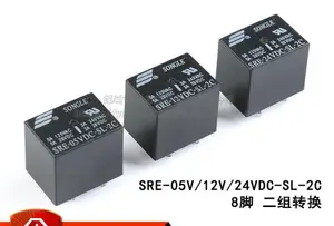 Power Relays SRE-05VDC-SL-2C SRE-12VDC-SL-2C SRE-24VDC-SL-2C 5V 12V 24V 3A 240V 8PIN