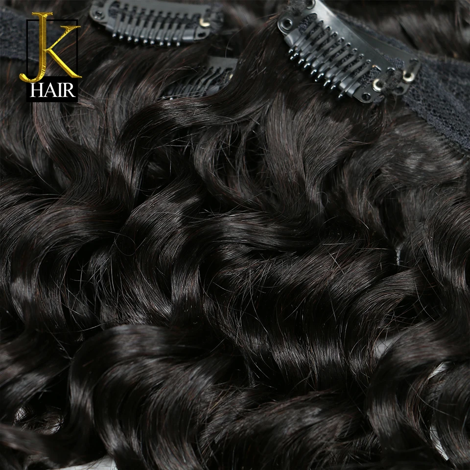 Волосы для наращивания волнистые натуральные черного цвета 120 г |