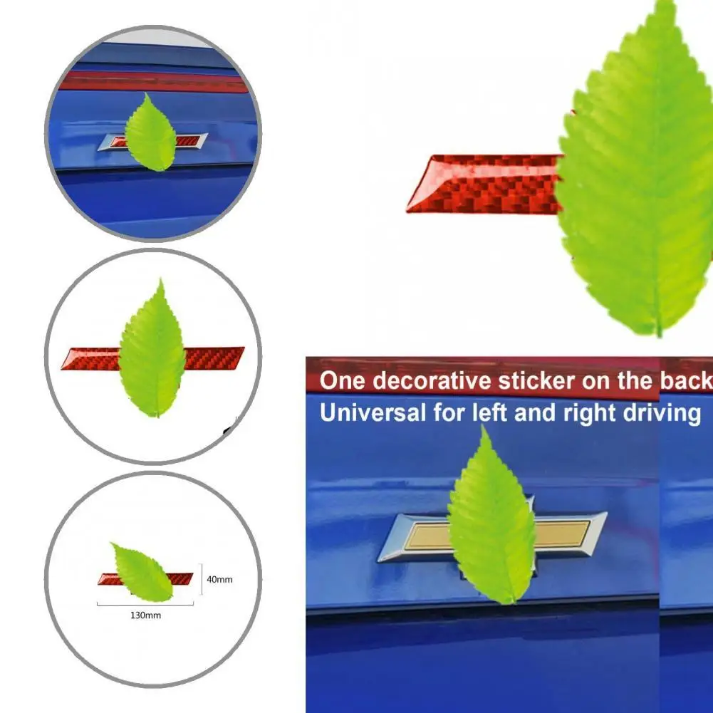 

Прочная клейкая декоративная красная наклейка с логотипом задней панели багажника для Chevrolet Camaro 2017-2019