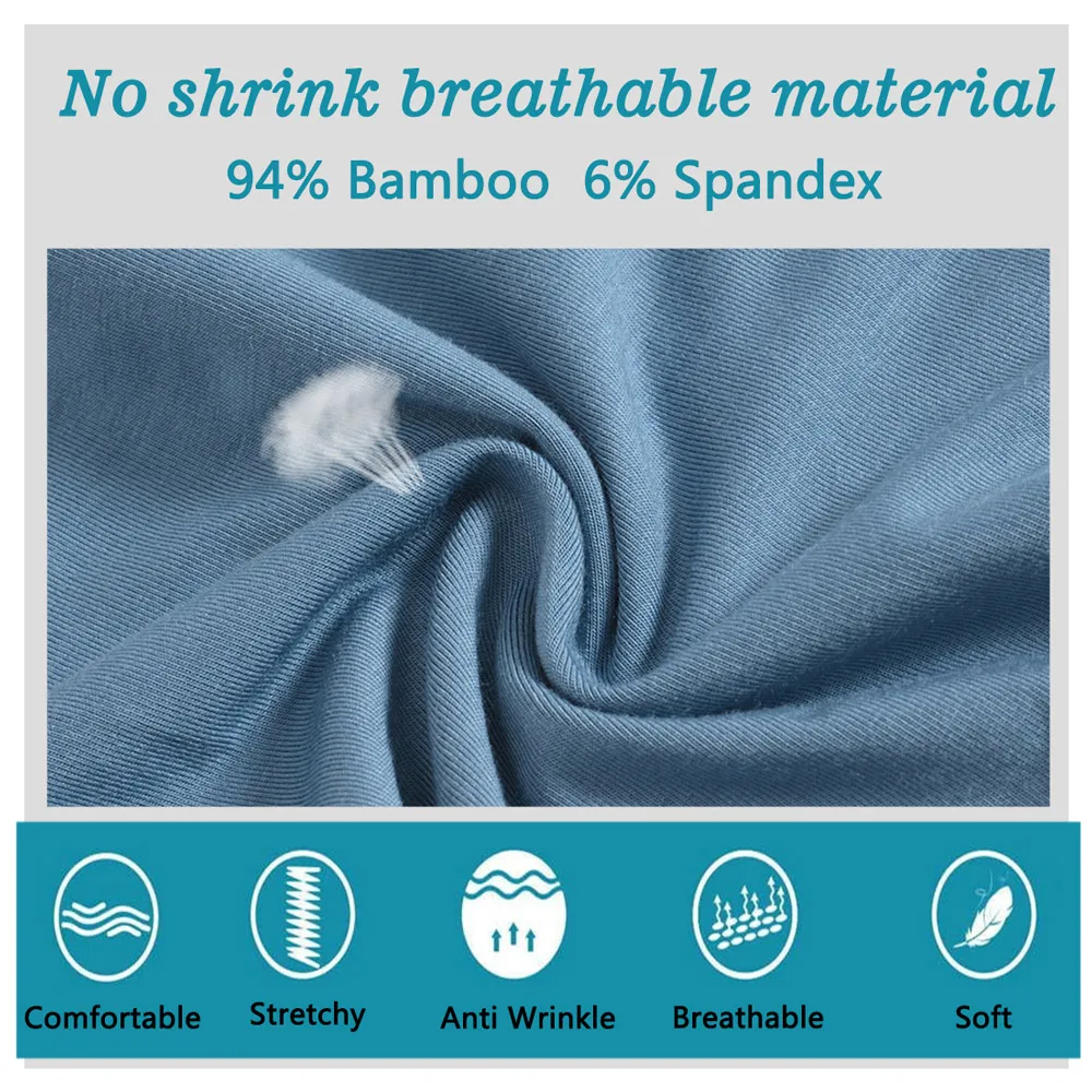 

Mens Boxer Shorts 4pcs/lot Bamboo Underpants Soft Boxer Men Breathable Solid Underwear Flexible Boxershorts Underpants