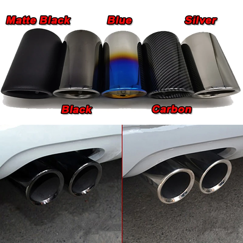 Наконечник глушителя выхлопной трубы для Volkswagen VW Passat B7 CC Tiguan 2021 2020 2019 2018 2017 2016 2011