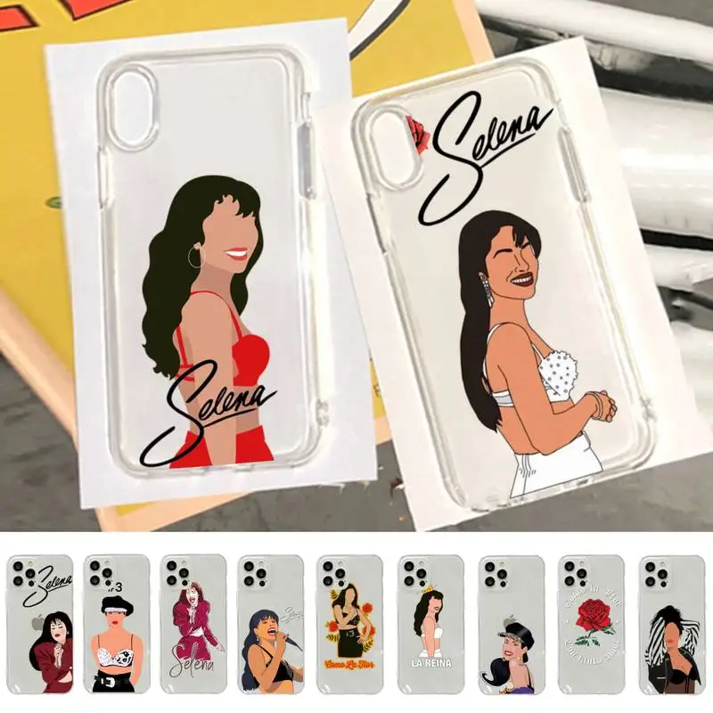 

Selena quintanilla Top Latin artist 90s Phone Case for iPhone 11 12 13 mini pro XS MAX 8 7 6 6S Plus X 5S SE 2020 XR case