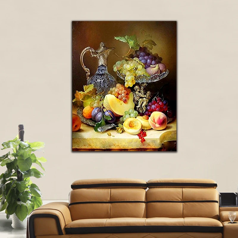 Набор для рисования по номерам &quotсделай сам&quot картинки раскраски фрукты