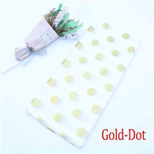 Gold-dot 10 листов 50*66 см, китайская бумага DIY ремесло свадебные бумажные цветы праздничные и вечерние украшения для дома подарочная оберточная бумага - Цвет: Gold-dot