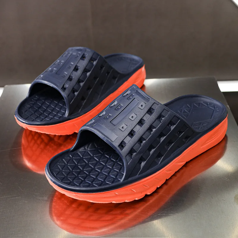 

Brand Men Slippers Fashion Summer Outdoor Beach Sandals Male Anti-slip Flip Flops Man Soft Bottom Casual Shoes Luxury Slippers