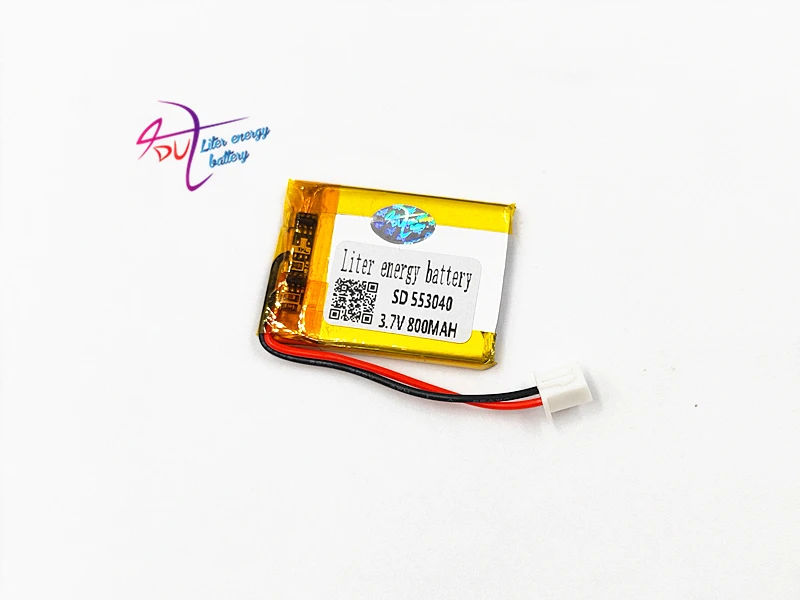 XH2.54 553040 3 7 V 800mAh 603040 литий полимерная аккумуляторная батарея для Mp3 Mp4 Mp5|polymer