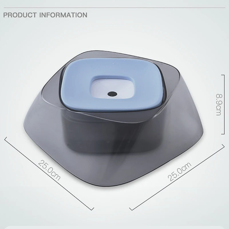 Smartpet 1.4L собака миски для воды с плавающей не моча рот кошачья миска шнековой