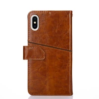 luxury phone case for iphone xs max drop resistant card instert leather cover for apple iphone 7 8 plus
