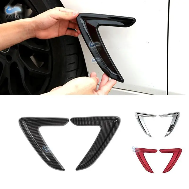 

For BMW 3 Series F30 2013 2014 2015 2016 2017 2018 2pcs Car Side Wing Air Flow Fender Grill Outlet Intake Vent Trim