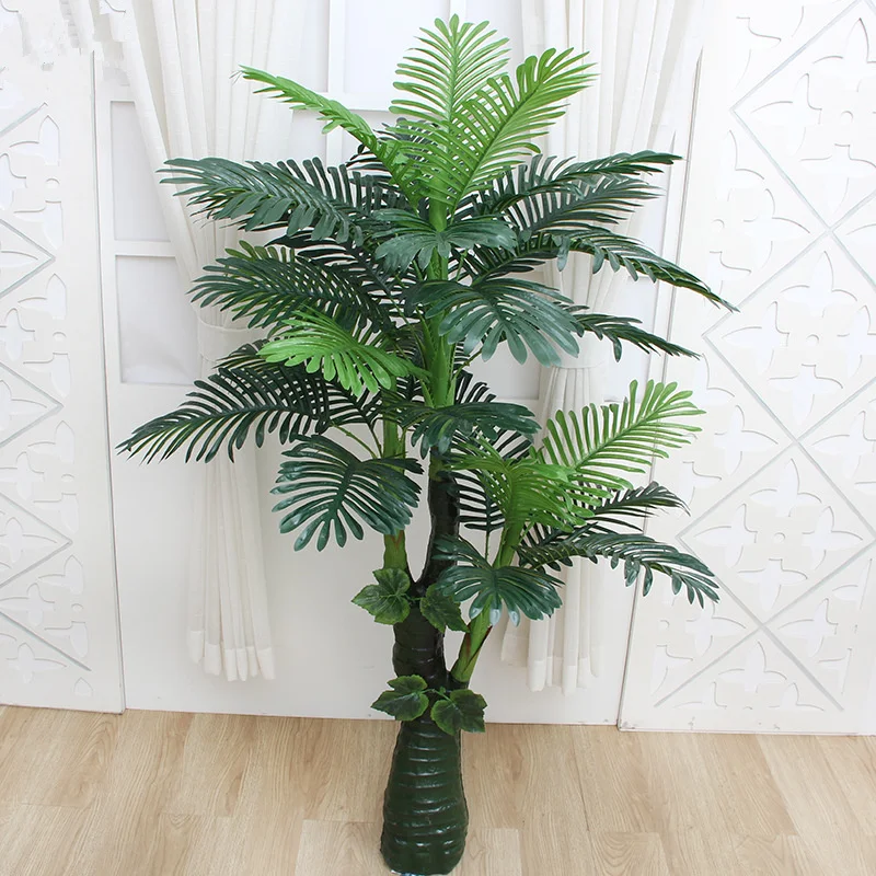 Искусственное капающее гуанинское растение 160 см пластиковое бонсай зеленое для