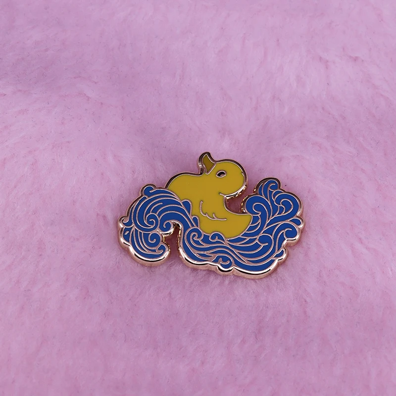 Эмалированная булавка в виде животных|Броши| |