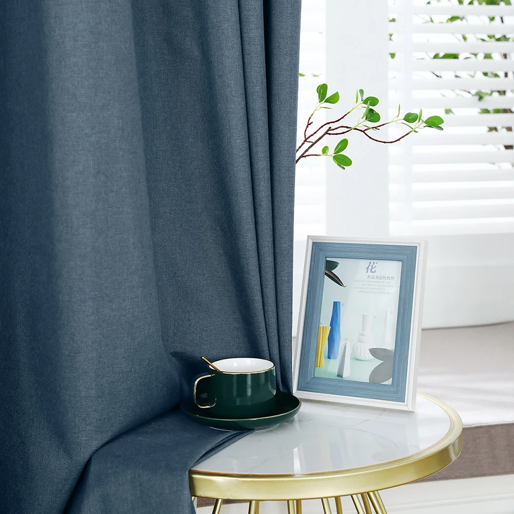 Плотные затемняющие шторы 2 панели для гостиной домашнего декора спальни | Дом и