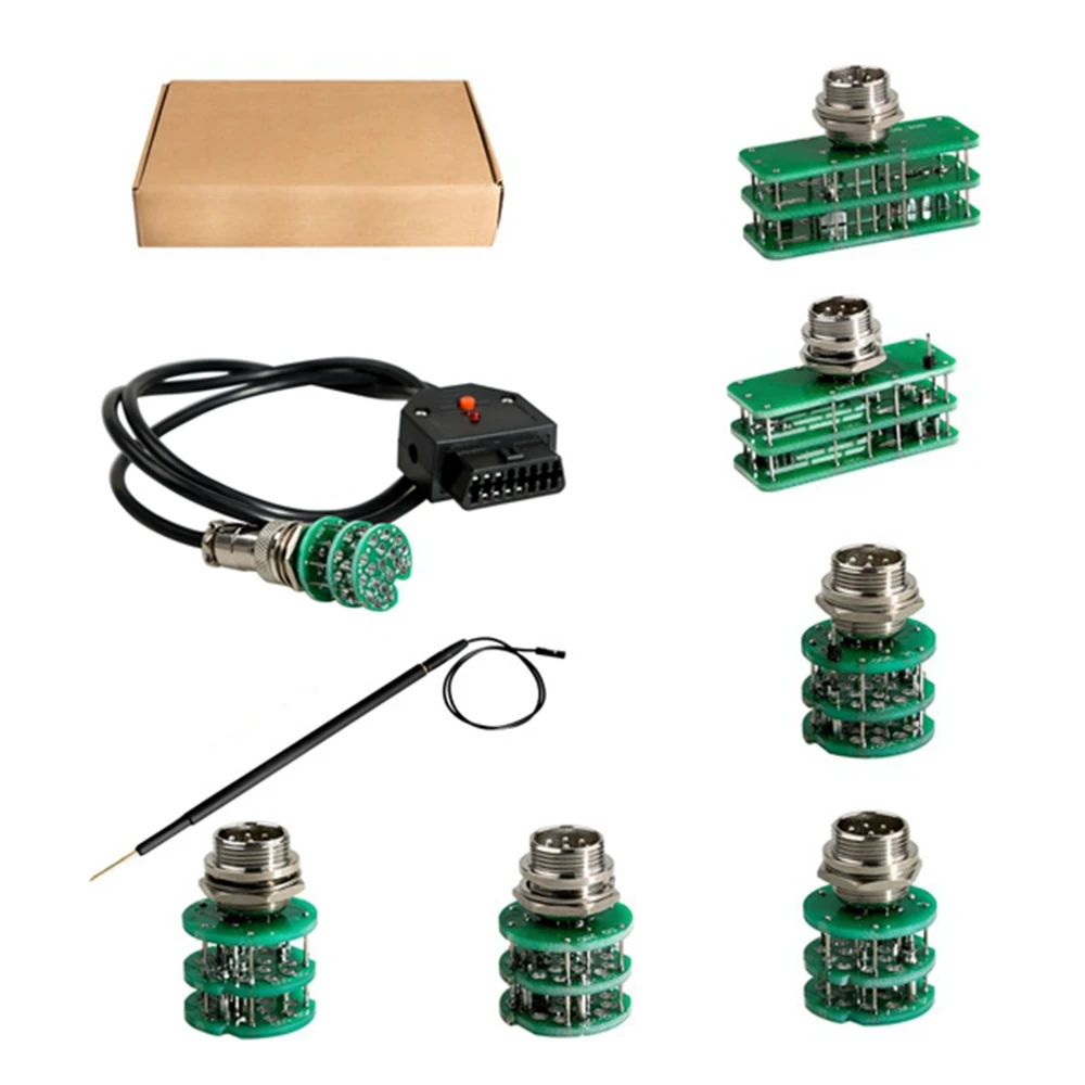 Программатор ECU FLASH V1.95 3 в 1 для VAG и Audi Green адаптер редуктора Ecu вспышки работает с