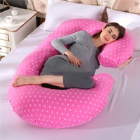 printed pregnancy pillow postpartum breastfeeding sleeping body support maternity pillow for pregnant c shape nursing cushion