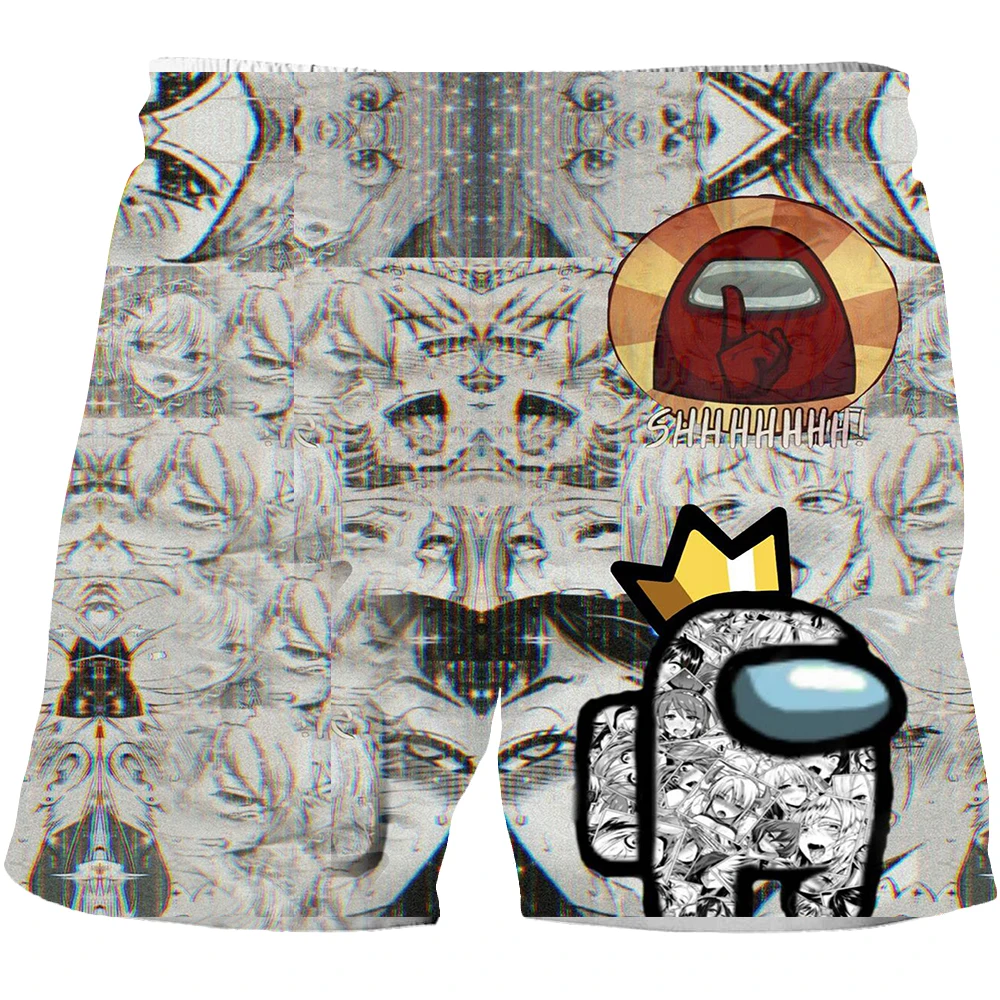 

Between Us Boys and Girls 3D Cartoon Anime Shorts Summer Short Sleeve Funny Clothes 2021