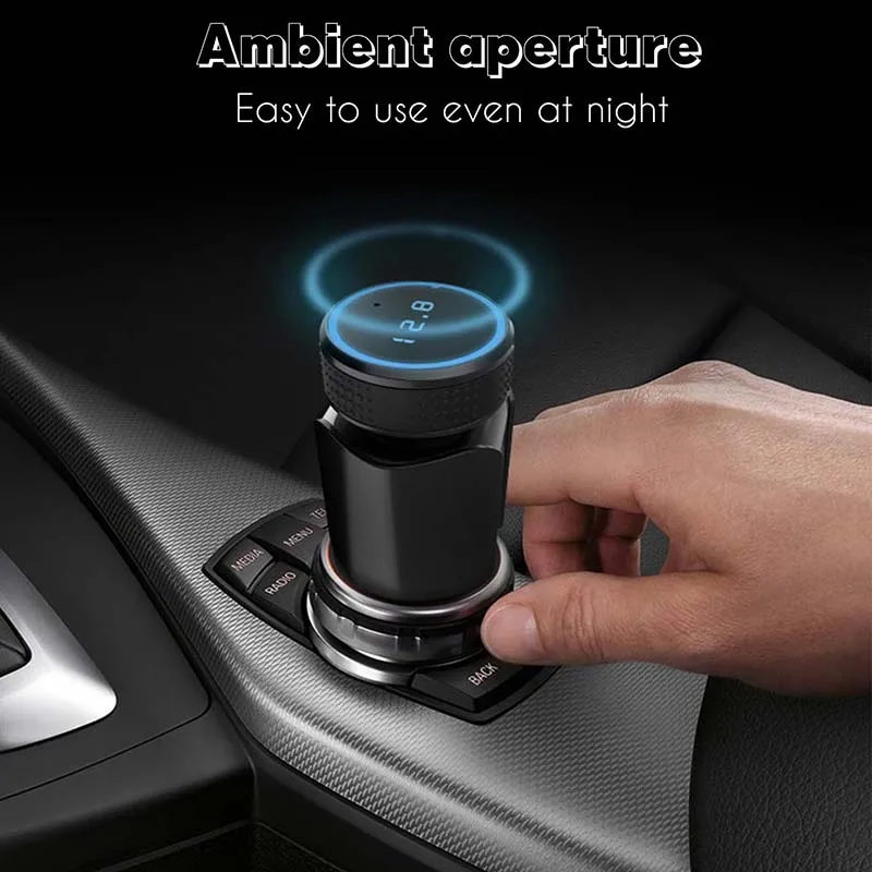 Автомобильный беспроводной FM-модулятор JINSERTA Bluetooth 5 0 AUX аудио TF USB | Автомобили и
