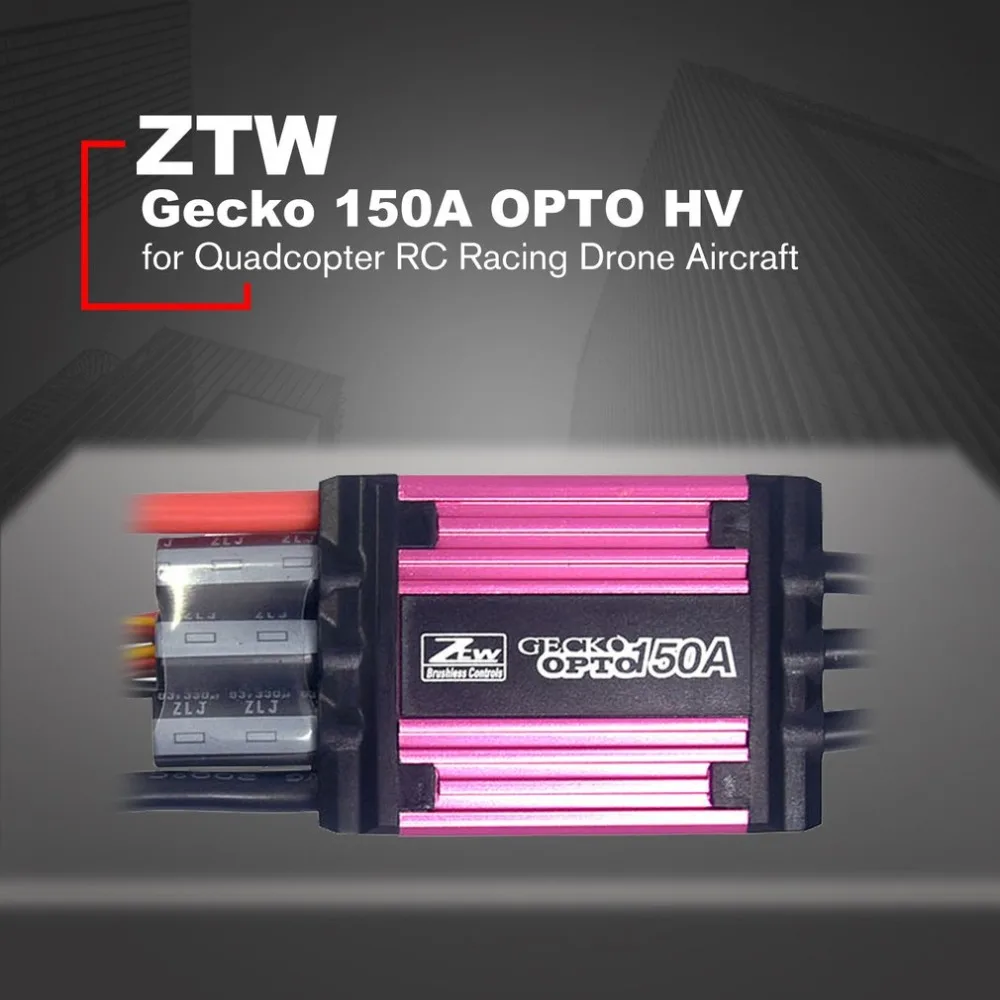 ZTW Gecko 150A OPTO HV бесщеточный электронный регулятор скорости для дистанционного