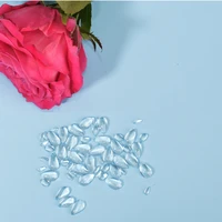 100200500pcs simulation dewdrop waterdrop droplets stones for diy paper craft card making accessories scrapbooking