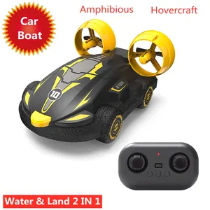 2.4G RC Amphibious Car And Boat 2 In 1 Remote Control Hovercraft Speedboat High Speed RC Drift Car Electric Kids Toys Gift Water 2.4G RC Amphibious Car And Boat 2 In 1 Remote Control Hovercraft Speedboat High Speed RC Drift Car Electric Kids Toys Gift Water