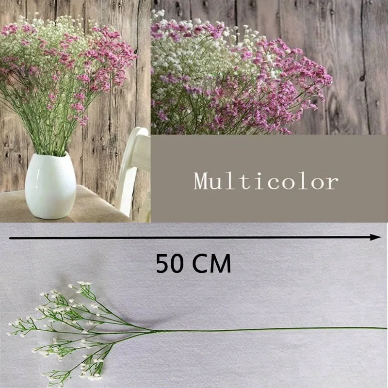 Искусственный цветок Gypsophila из ПВХ свадебные домашние декоративные