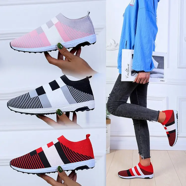 Дышащая обувь модные кроссовки повседневная на плоской подошве для мужчин и