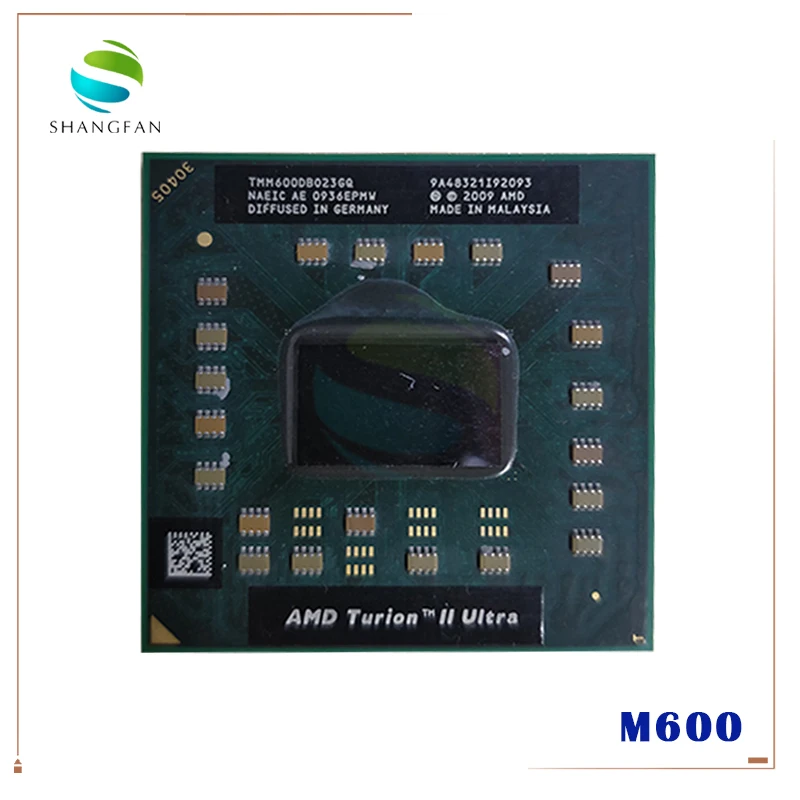 AMD Turion II Ultra Dual-Core Mobile TMM600 M600 TMM600DBO23GQ 2.4G 2M cpu latop processor Socket S1