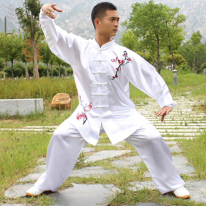 

USHINE HX11 white black yellow Tai Chi sportswear long sleeve KungFu uniform Wushu TaiChi uniform children man woman