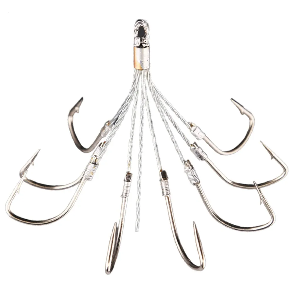 

Fishing Hooks 5/6/8 Claw High Carbon Steel Barbed Hooks Super Sharp Fishing Hook Fishing Tackle