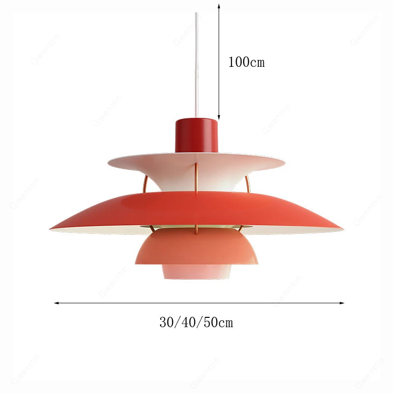 

Colorful Umbrella Pendant Light Denmark Dining Room Hanging Lamp Kitchen Light Fixture Indoor Lighting Home Decor Loft Luminaire
