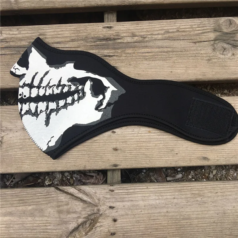 Неопреновая мотоциклетная маска для лица Ветрозащитная велоспорта теплая