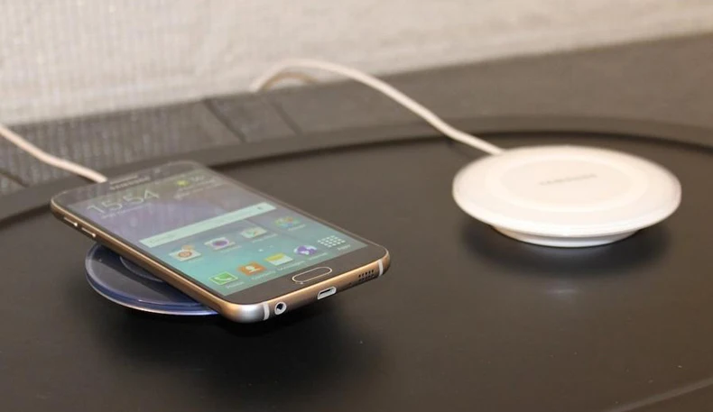 Оригинальное Беспроводное зарядное устройство Samsung для Galaxy S6 G9200 Edge G9250 Note 10 S10 S7 8