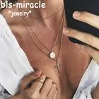 Женское многослойное ожерелье bls-miracle, вечерние ожерелья-цепочки в стиле бохо, подарок на 2018 NX-54