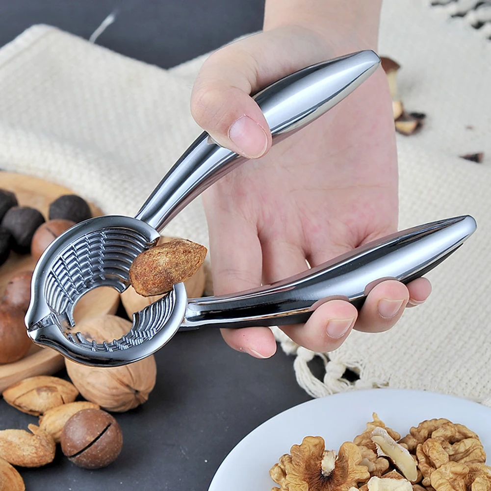 

Nut Cracker Heavy-Duty Zinc Alloy Nut Opener Walnut Pliers with Non-slip Handles