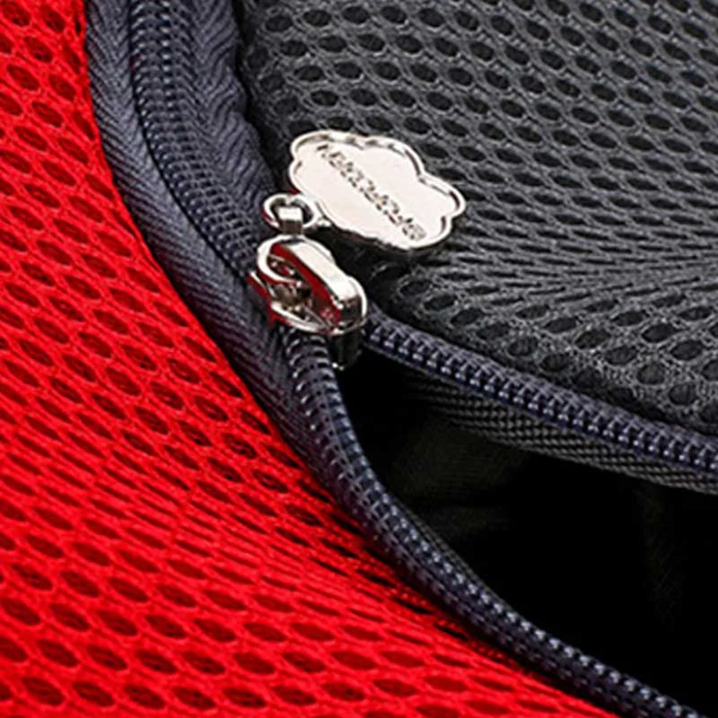 Воздухопроницаемая уличная переноска для собак теплая Сетчатая Сумка из ткани