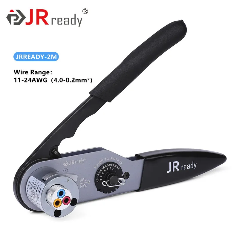 

Russian Military Standard Crimping Tool For 11-24 AWG CHц23 Series Solid Contact Automobile Connectors Terminal Wire JRREADY-2M
