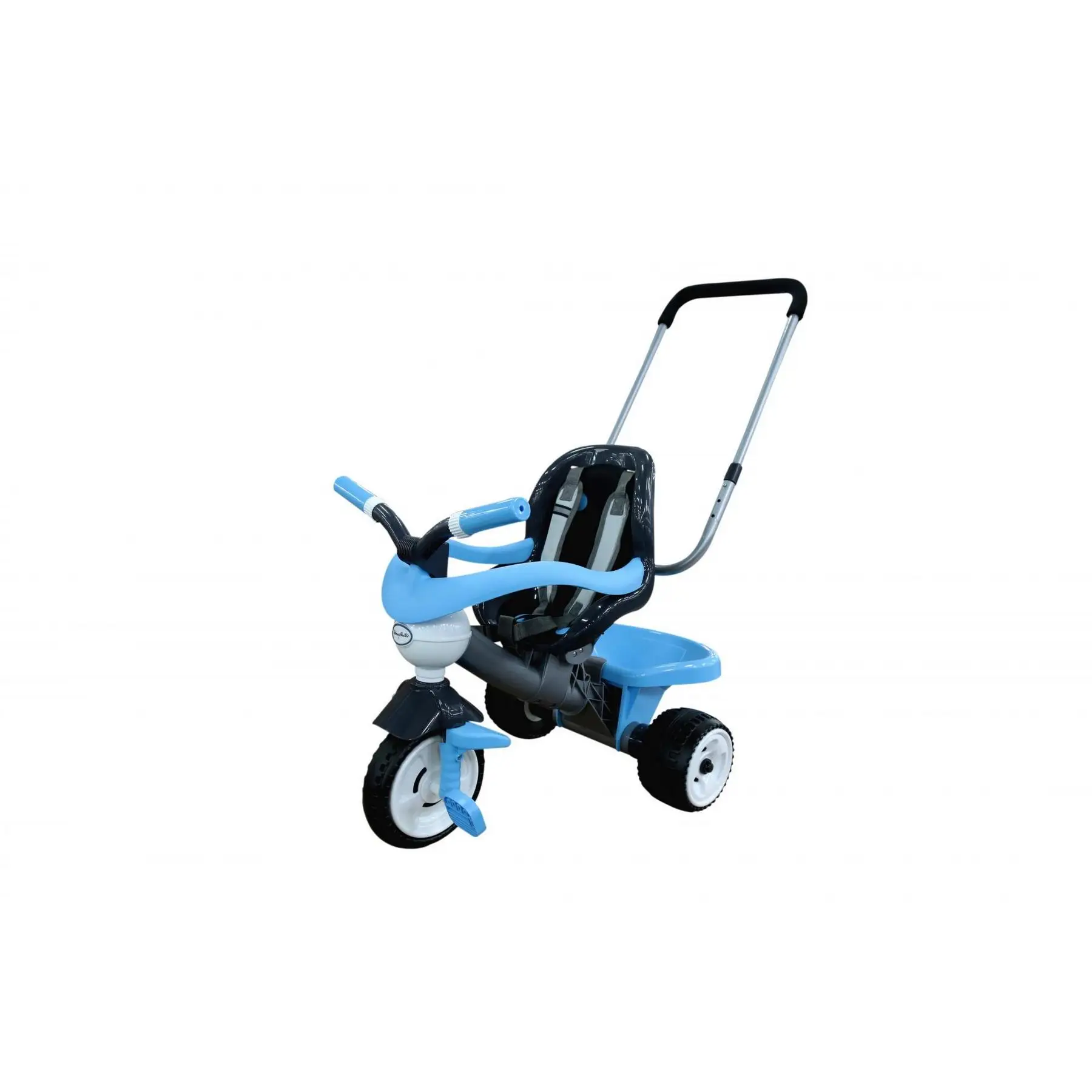 Велосипед 3 х колёсный Амиго с ограждением ручкой ремешком и мягким