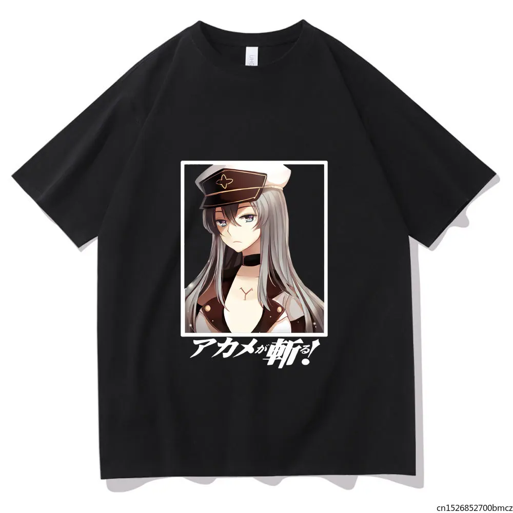 

2021 Fashion Branded New Anime Akame Ga Kill Print Tshirt Boys Girls Casual Loose Daily Tee Summer Female