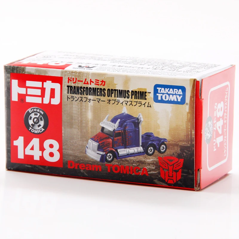 

Tomy Dream Tomica No.148 Transformers Optimus Prime Mini Alloy Metal Cars Cast Simulation Model Collectible Toy for Kids 967491