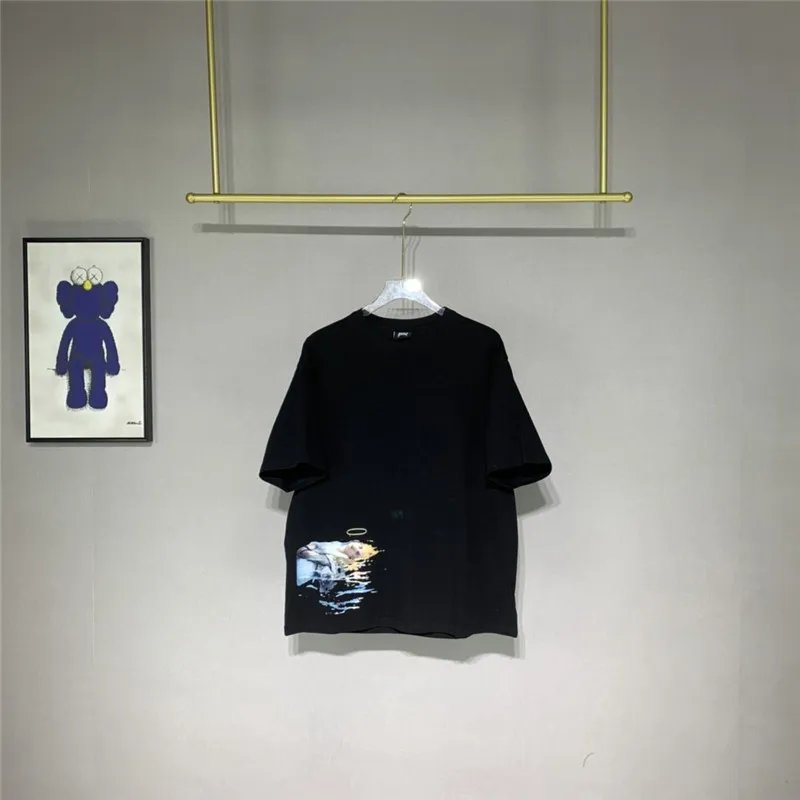 

High street diamond T Shirts Men Women 1:1 Best Quality washing water Top Tees T-shirt