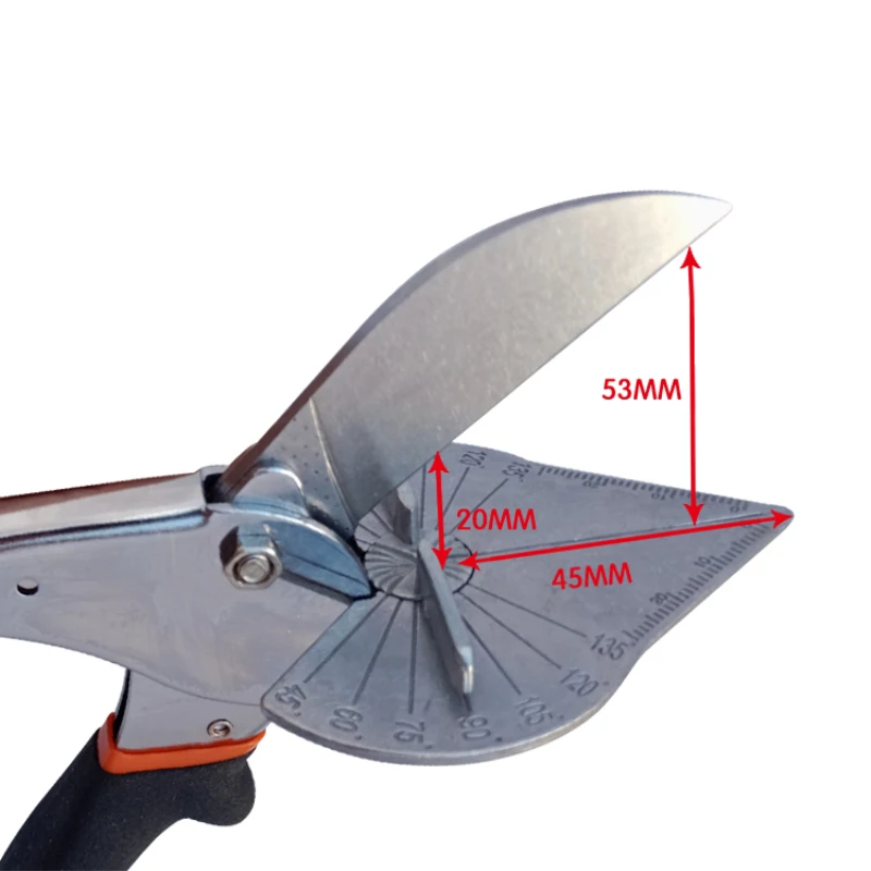 1Set 45-120 Degree Multi Angle Mitre Siding Wire Duct Cutter Pvc Pe Plastic Pipe Hose Scissor Cut Housework Home Decor Plumbing |