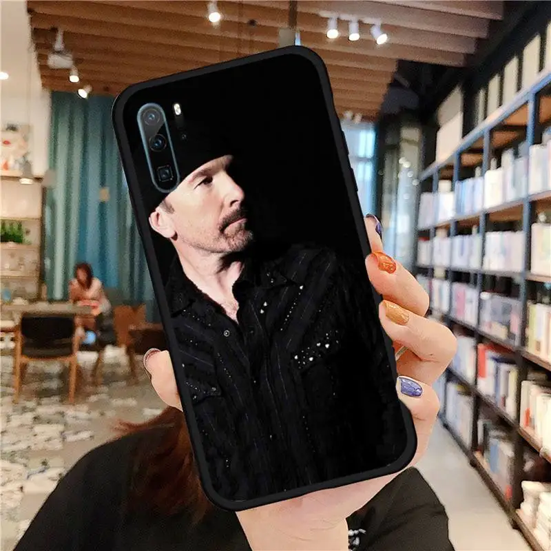 

U2 Bono The Edge Phone Case For Huawei honor Mate P 9 10 20 30 40 Pro 10i 7 8 a x Lite nova 5t Soft Silicone Shell Cover Funda