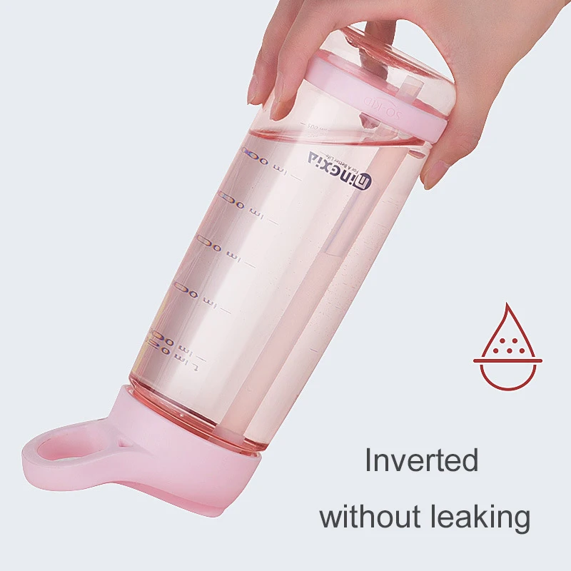 Корейский стиль девушка студентка милые бутылки для воды с соломинкой 550/850 мл Bpa