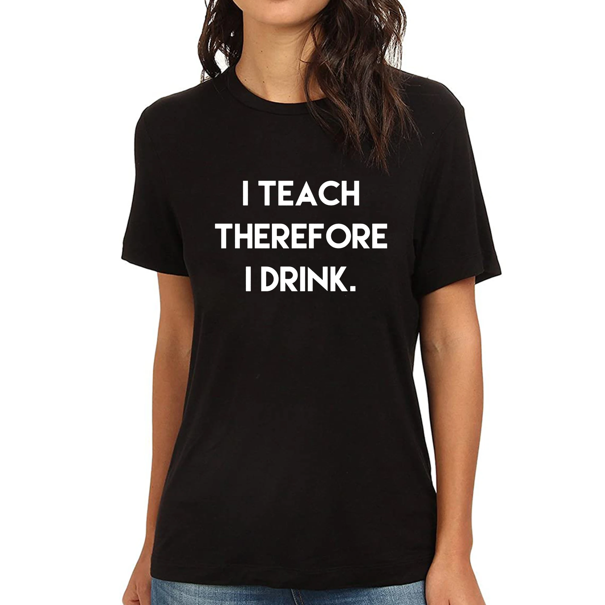 

Lyprerazy, женская футболка с забавным принтом «Я учу, поэтому я пью»