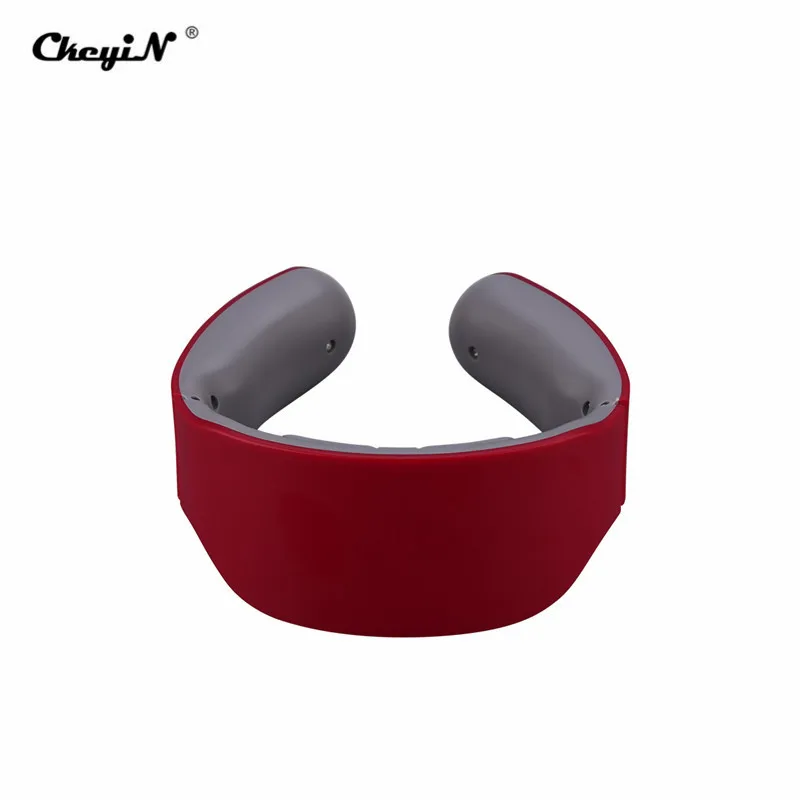 CkeyiN Перезаряжаемые Массажер для терапии шеи 3D 4 головки Магнитный импульса