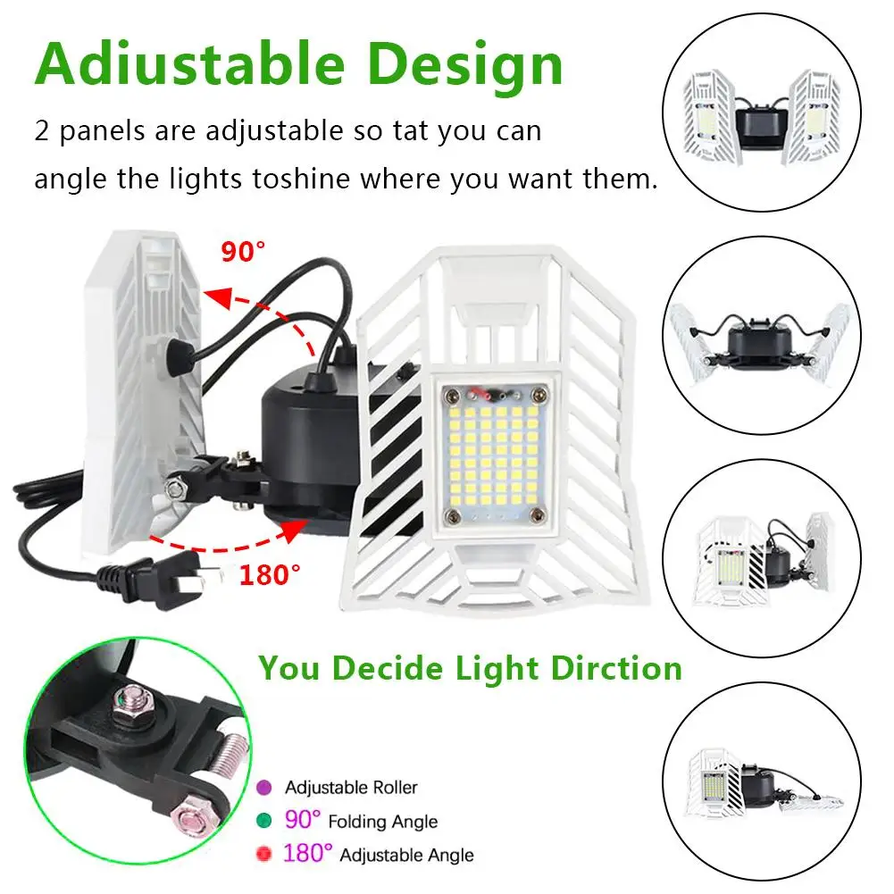 ЕС/США штекер супер яркий 40 Вт НЛО светодиодный высокий залив гаража лампа CA 85 265 в