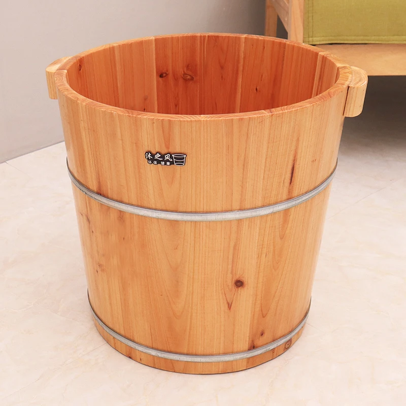 Бочка для ног High Fir бочка деревянная ванна дома с крышкой|Надувные и переносные