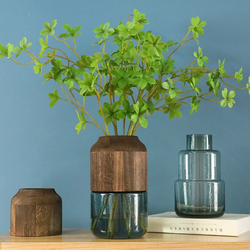 Роскошное современное искусство прозрачное стекло искусственное декор в