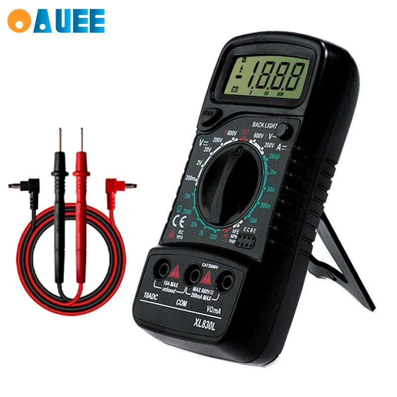 

XL830L AC/DC Handheld LCD Digital Multimeter Electric Meter Tester Automotive Electronic Crystal Tester Capacitance Meter