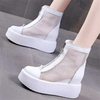 party pumps sandals womens summer cow leather platform wedge ankle boots high heels lace up round toe oxfords fashion sneakers